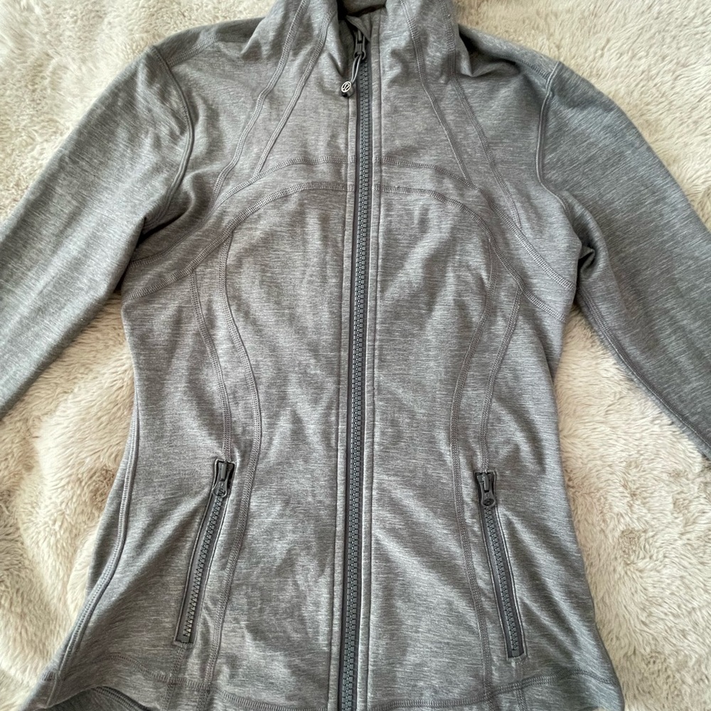 Lulu Align Gray Zip-Up Jacket